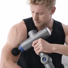 Massage Gun with Built-in Panasonic Battery Cell, Aluminum Case, 5 Massage Heads