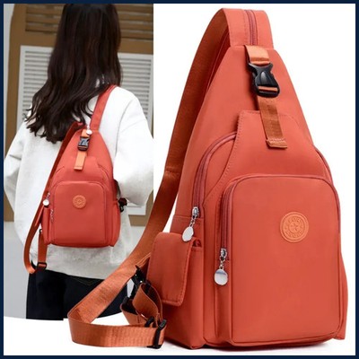 Version of Nylon Fabric Fashion Trend Simple Casual Women Chest Bag with