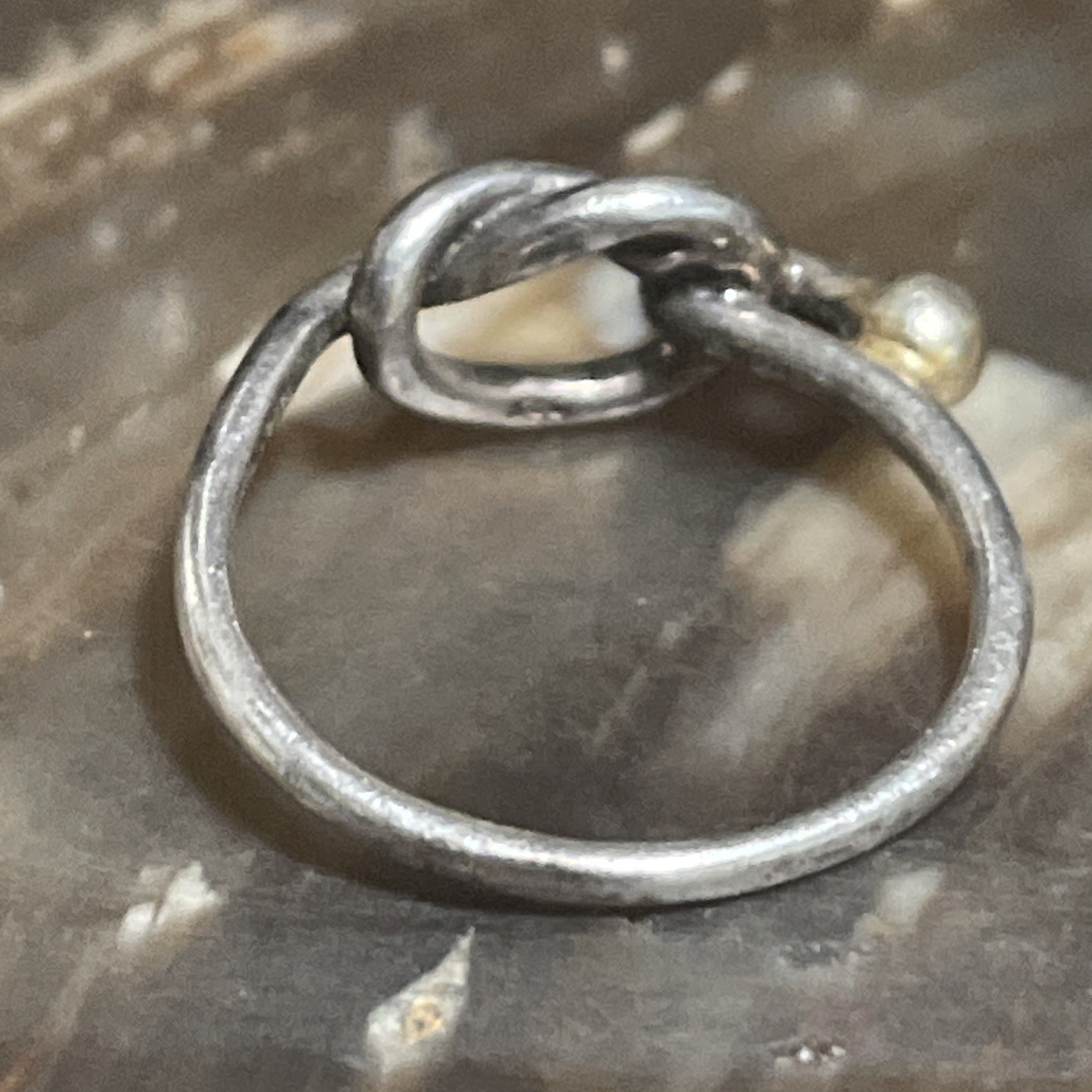 Infinity Rope Braid Sterling Silver Ring Size 6 - image 4