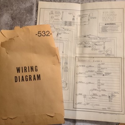 SUBZERO 532 561 Authentic REFRIGERATOR Wiring Diagram Refrigerator Sub Zero Part