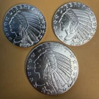 1 oz Silver Lot GSM 1/2 oz + (2) 1/4 oz .999 Indian Head Rounds BU