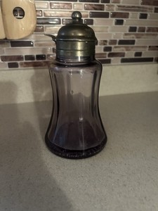 Vintage Purple Syrup Container