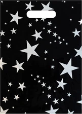 Reusable Printed Plastic Merchandise Retail Shopping Bags for Boutiques, Stores