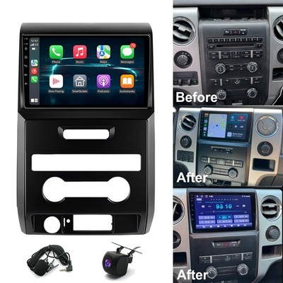 For Ford F150 2009-2014 F-150 Fit for Carplay Android 14 Car Stereo Radio GPS