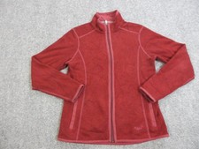 Kuhl Alfpaca Fleece Jacket Womens XS Red Full Zip Thumbholes Outdoor Hiking