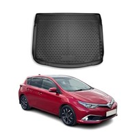 Kofferraummatte Kofferraumwanne FüR Toyota Auris 2012-2018 Gummi Tpe Schwarz
