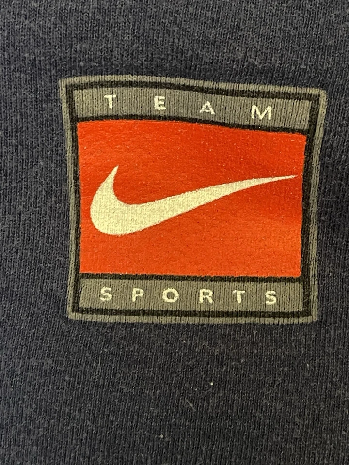 De Colección Nike Penn State Fútbol Sudadera Para Hombres 2XL Azul Marino Suéter Cuello Redondo Años 90 Y2K Foto 4 de 4