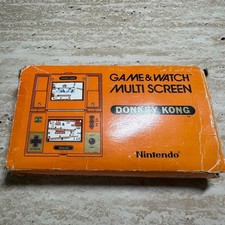 ebay® Auktion 188829655151 | Nintendo Game & Watch Donkey Kong DK-52 Multi Screen Boxed Near Mint Japan 8228 Thumbnail of ebay® auction 188829655151 | Nintendo Game & Watch Donkey Kong DK-52 Multi Screen Boxed Near Mint Japan 8228
