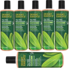 Desert Essence Shampoo Tea Tree - Replenishing 12.7 fl.oz (Pack of 6)