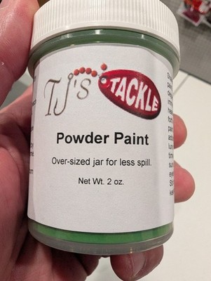 POWDER COATING PAINT JOHN DEERE GREEN Lot of  6 - 2 oz jars