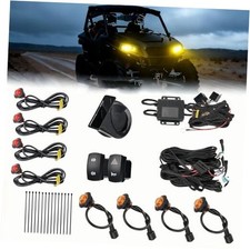UTV Turn Signal Kit with Horn - Plug and Play, Pre-Wired Universal Street