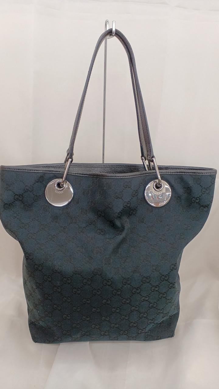 GUCCI Eclipse GG Canvas Tote Bag from Japan