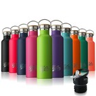 Stainless Steel Water Bottle Double Wall Vacuum Insulated Sports Gym Metal Flask