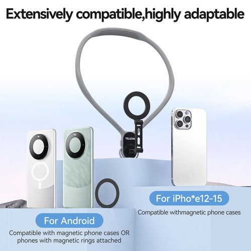 Neck Halter Max POV Angle Lazy Holder Live Mobile Phone For Magsafe Magnetic S1 - Photo 7 sur 17