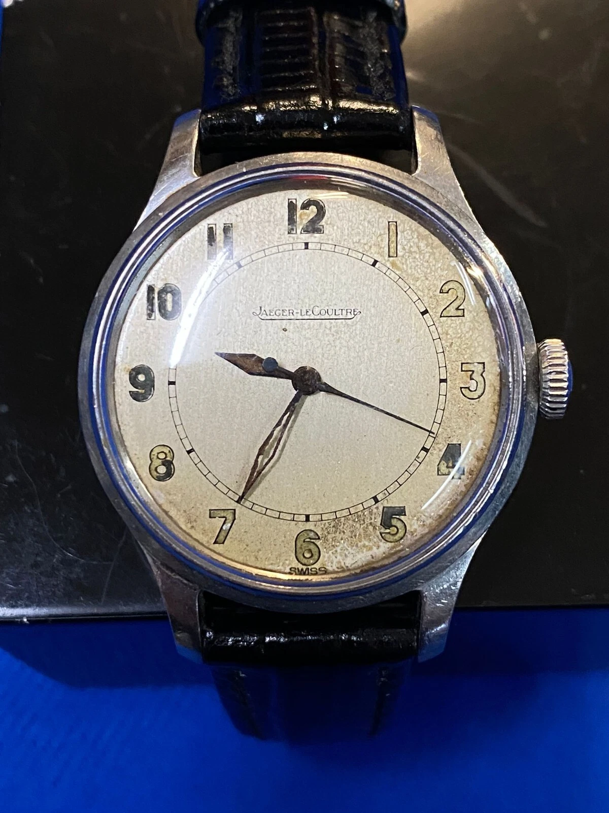 Jaeger LeCoultre — Jaeger LeCoultre Military Officer's Watch Manual Wind Wristwatch WW2 #99