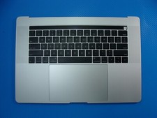 MacBook Pro A1990 2018 MR962LL 15" Top Case Palmrest NO Battery Silver 661-10347
