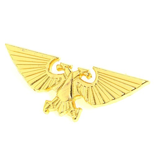 1pc Golden Double Head Eagle of Empire badge Imperial Aquila Pin Brooch 2=y= - Picture 6 of 11