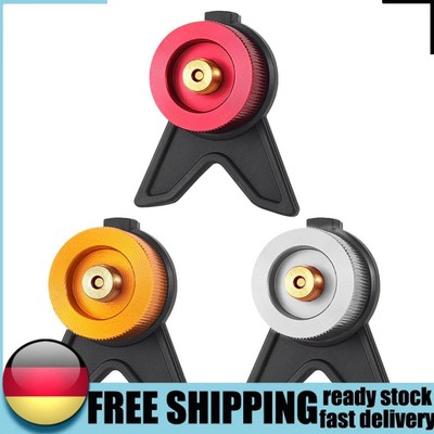 Gas Tank Self-Locking Conversion Stove Head Durable Reusable for Outdoor Camping