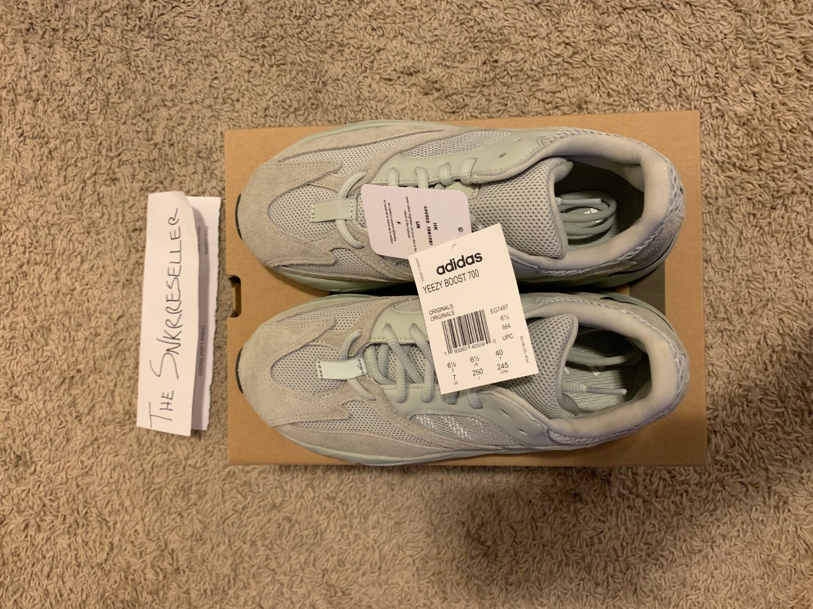 Adidas Yeezy Boost 700 Salt Salt Salt EG7487 - Size 7 - Ready to Ship with double box. 0faed6 Adidas Yeezy Boost 700 Salt Salt Salt EG7487 - Size 7 - Ready to Ship with double box. 0faed6