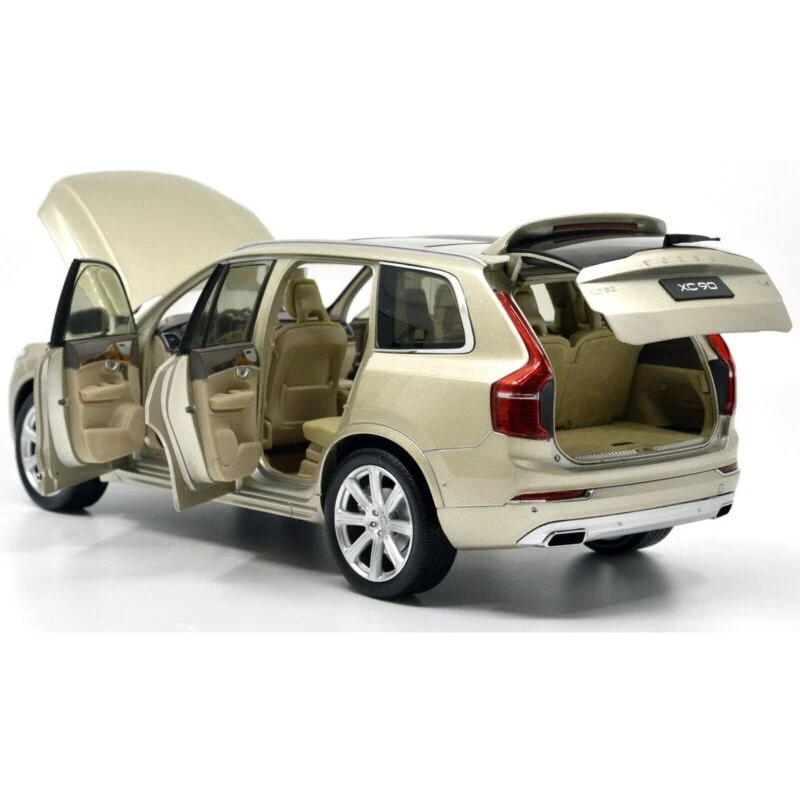 1:18 Scale Paudi Volvo XC90 Diecast Miniature Toy Gold/Brown Model Car Gifts - Image 4 of 4