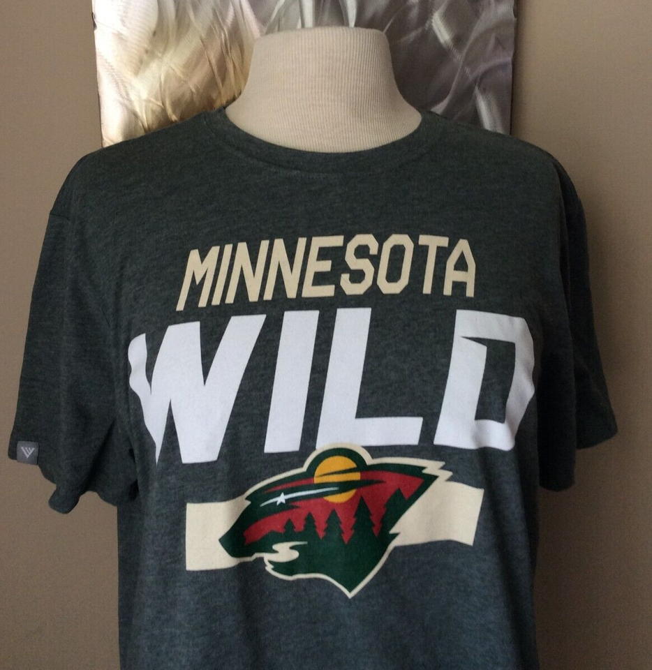 Minnesota Wild Kaprizov 97 Level Wear T Shirt NHL (Small, Green) eBay