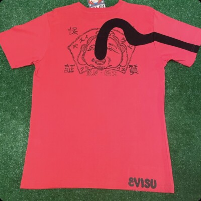 Vintage Y2K Evisu Jeans Tee VTG Hip Hop Grunge Punk Shirt Mens Size L NWT Rare