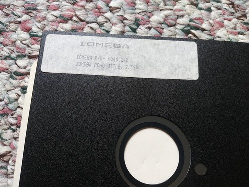 IOMEGA P/N 00403202 PC-0 UTILS. 2.314 5.25" Floppy Disk Software - VERY RARE! - Picture 5 of 5