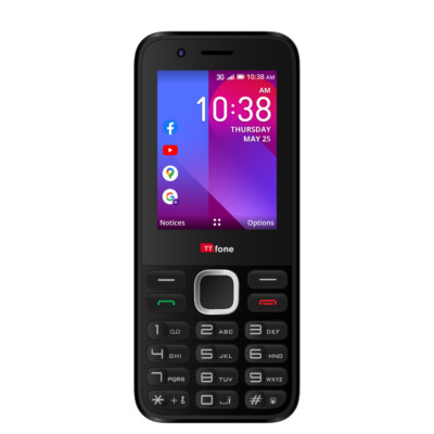 TTfone TT240 einfaches Handy 3G KaiOS Funktion Smartphone 14 Tage mit O2 PAYG