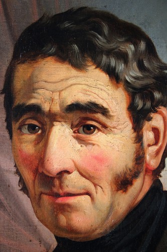 Biedermeier Retrato de un hombre muy elegante hacia 1830 - Imagen 16 de 23