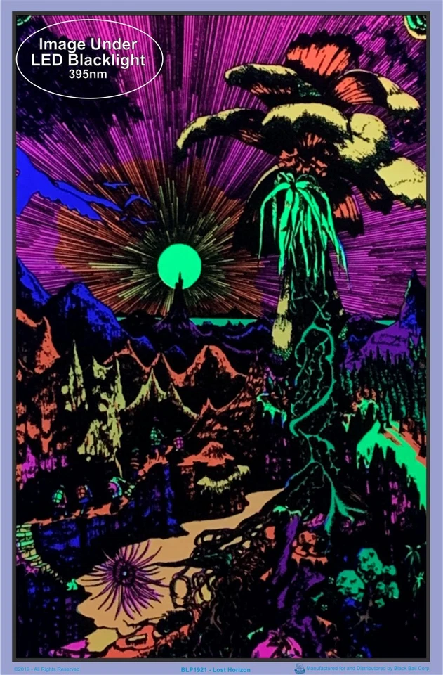 Lost Horizon Blacklight Poster 23 x 35 - Image 2 of 2