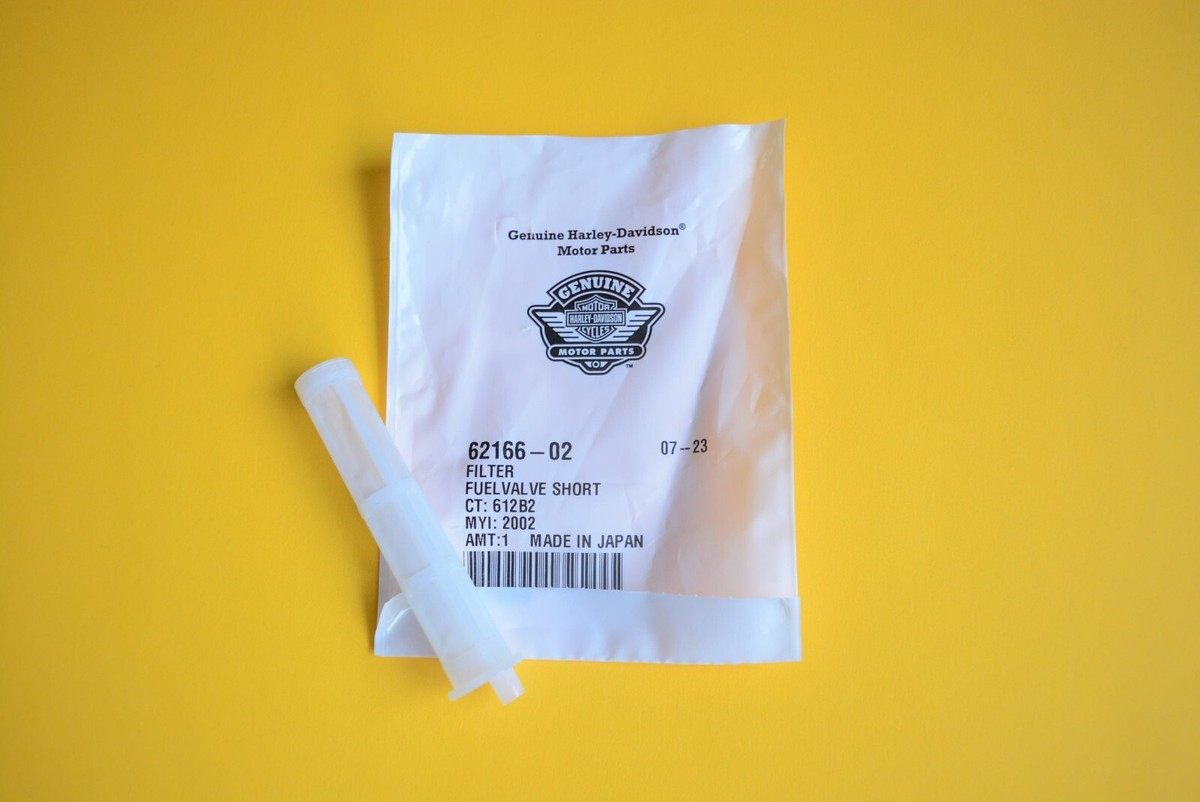 HARLEY DAVIDSON NEW OEM Fuel Filter Short White Softail 62166-02