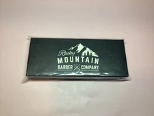 rocky mountain barber company hair comb wooden