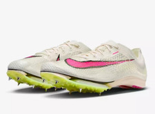 NIKE AIR ZOOM VICTORY TRACK SPIKES VOLT Men's Sz 6  Women's Sz 7.5 CD4385-101