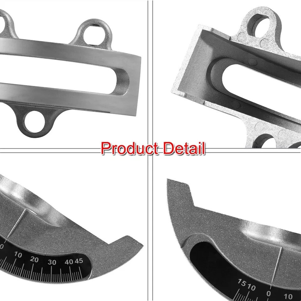 2PCS 14"Bandsaw Trunnions Fit For Most 14-Inch Wood Band Saws With Degree Scale