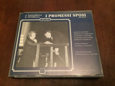 I Promessi Sposi [Audio CD] Ponchielli; Petrella and Farina