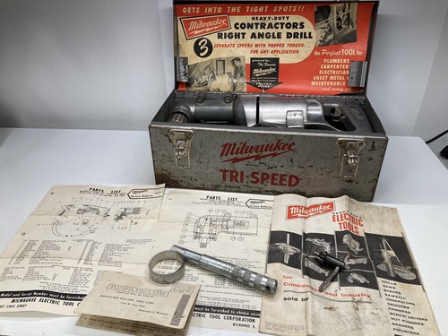 Vintage Milwaukee 1100-1 Heavy Duty 1/2 
