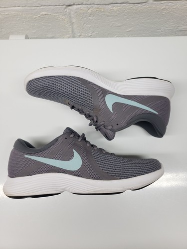 Nike Revolution 4 Womens Lace Up Gray 