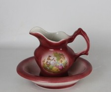 Antique Capstan Pottery England Bedroom Jug & Wash Basin Article