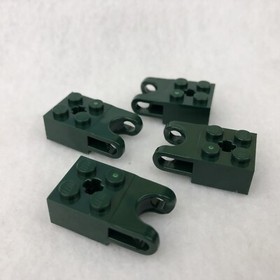 LEGO 92013 Dark Green Technic, Brick Modified 2 x 2 W/ Ball Socket (x4)