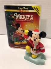 Mickey's Once Upon A Christmas In Santa Suit McDonald's Happy Meal Figure