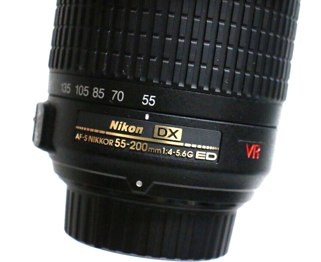 Nikon DX VR AF-S Nikkor 55-200mm 1:4-5.6G ED Lens | eBay