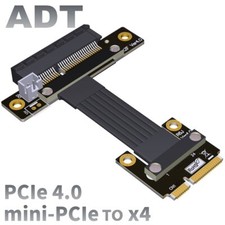Mini Pcie To PCIE X4 Wireless Network Card Adapter Extension Cable  PCIE4.0
