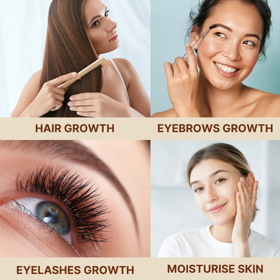 Aceite de ricino negro jamaicano Comfort Ope 8 oz - 100 % puro para cabello, pestañas y piel Foto 4 de 4