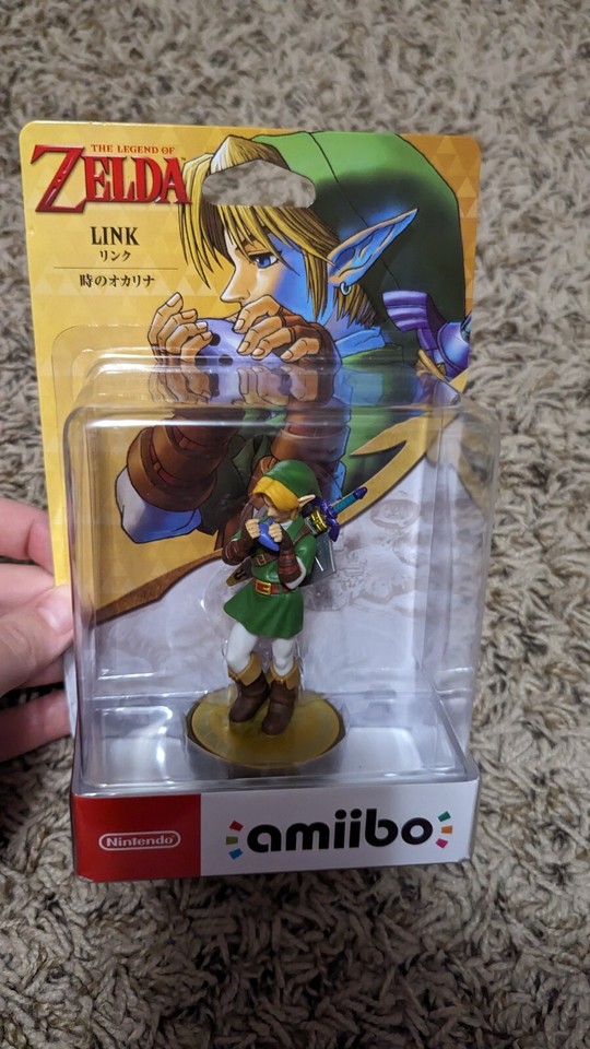The Legend Of Zelda Ocarina Of Time Link Amiibo Nintendo NEW Factory