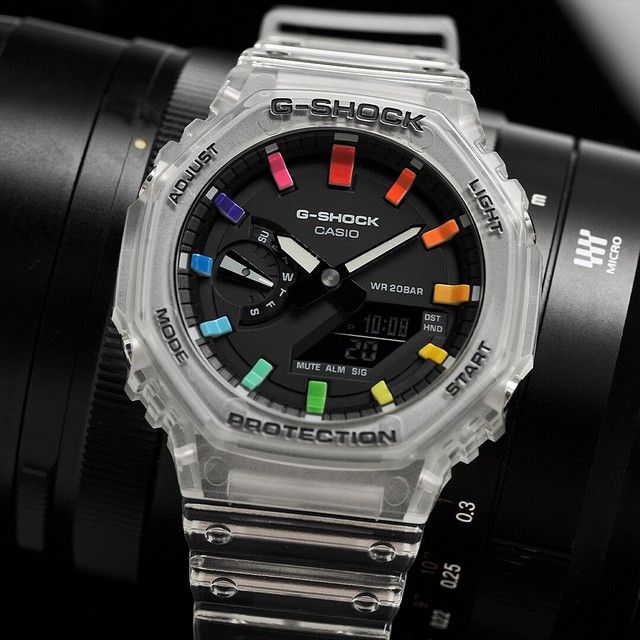 casio rainbow watch