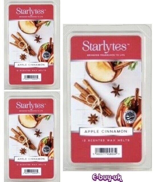 STARLYTES ~ Wax Melts ~ APPLE CINNAMON ~ (3 PACKS)