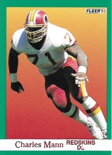 Charles Mann - 1991 Fleer Card#389