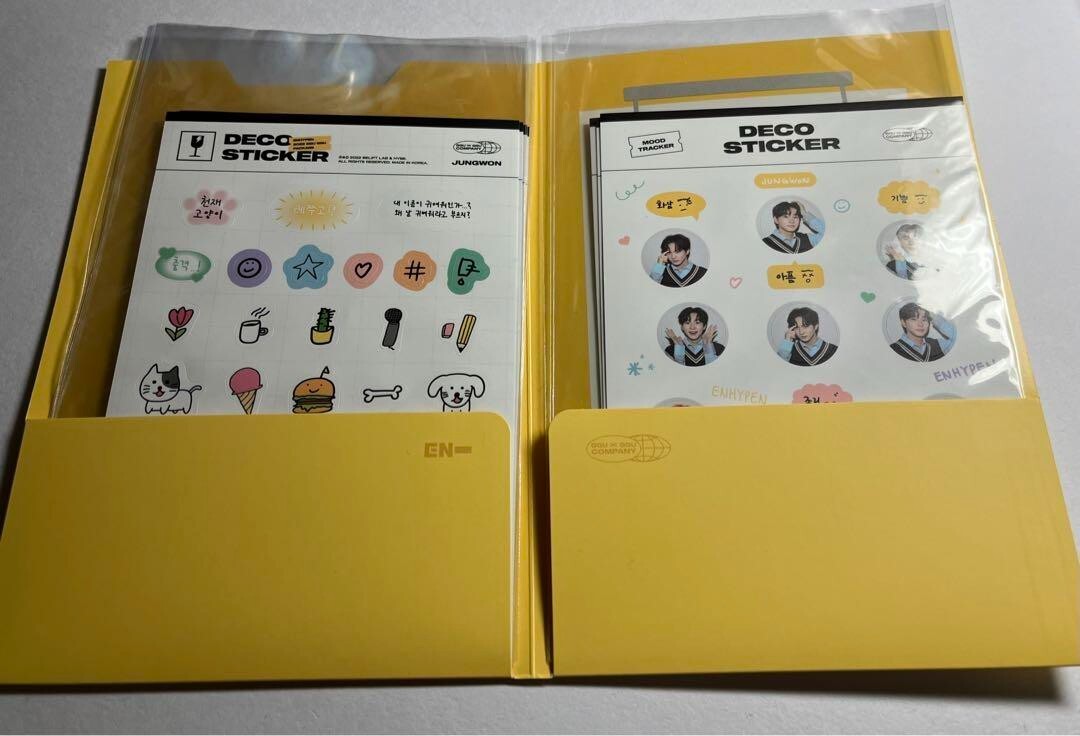 ENHYPEN GGU GGU PACKAGE DECO PACKAGE 2022 Full Set JUNGWON