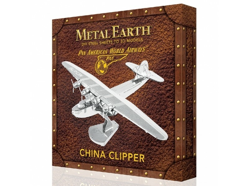 METAL EARTH KIT MODELLINO PAN AM CHINA CLIPPER BOX VERSION