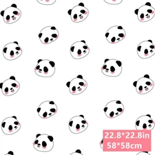 20 Sheets Panda Printed Wrapping Paper Bouquet Present Packaging 23x23"